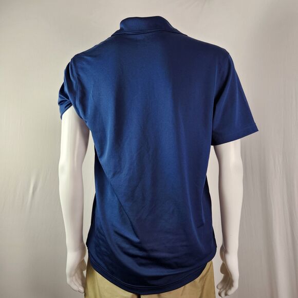 Under Armour 1251484 Men's UA Freedom Logo Short Slv. Polo Golf Shirt Navy - Picture 2 of 7